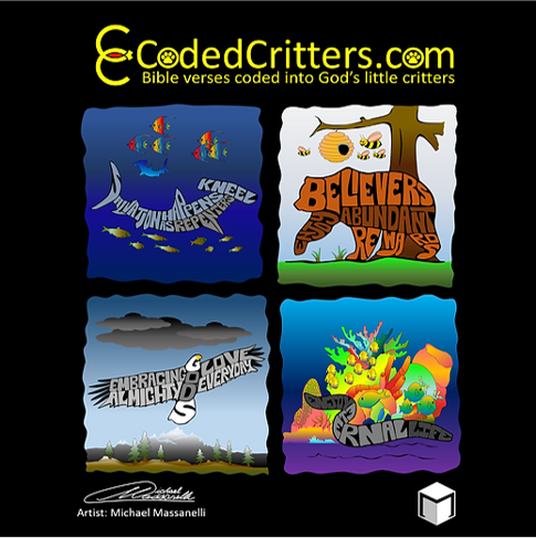 CODED CRITTERS FULL ILLUSTRATION BOOK