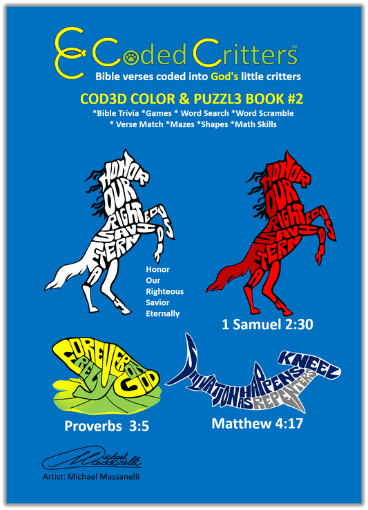 CODED CRITTERS COLOR/ACTIVITY BOOK #2